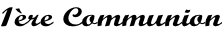 1ère Communion