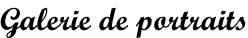 Galerie de portraits